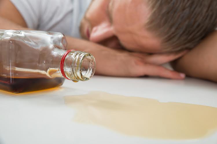 alcohol and dehydration